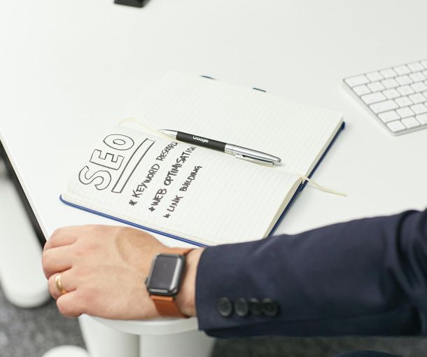 Journal With SEO Techniques Written Down