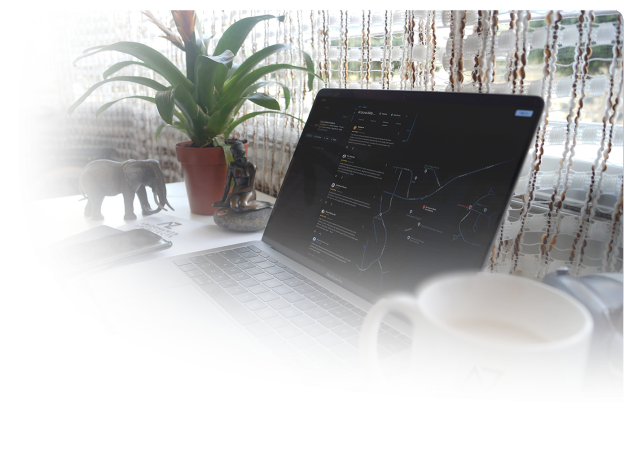 laptop on desk with google reviews open pointing to our flagstaff web architects authentic reviews page